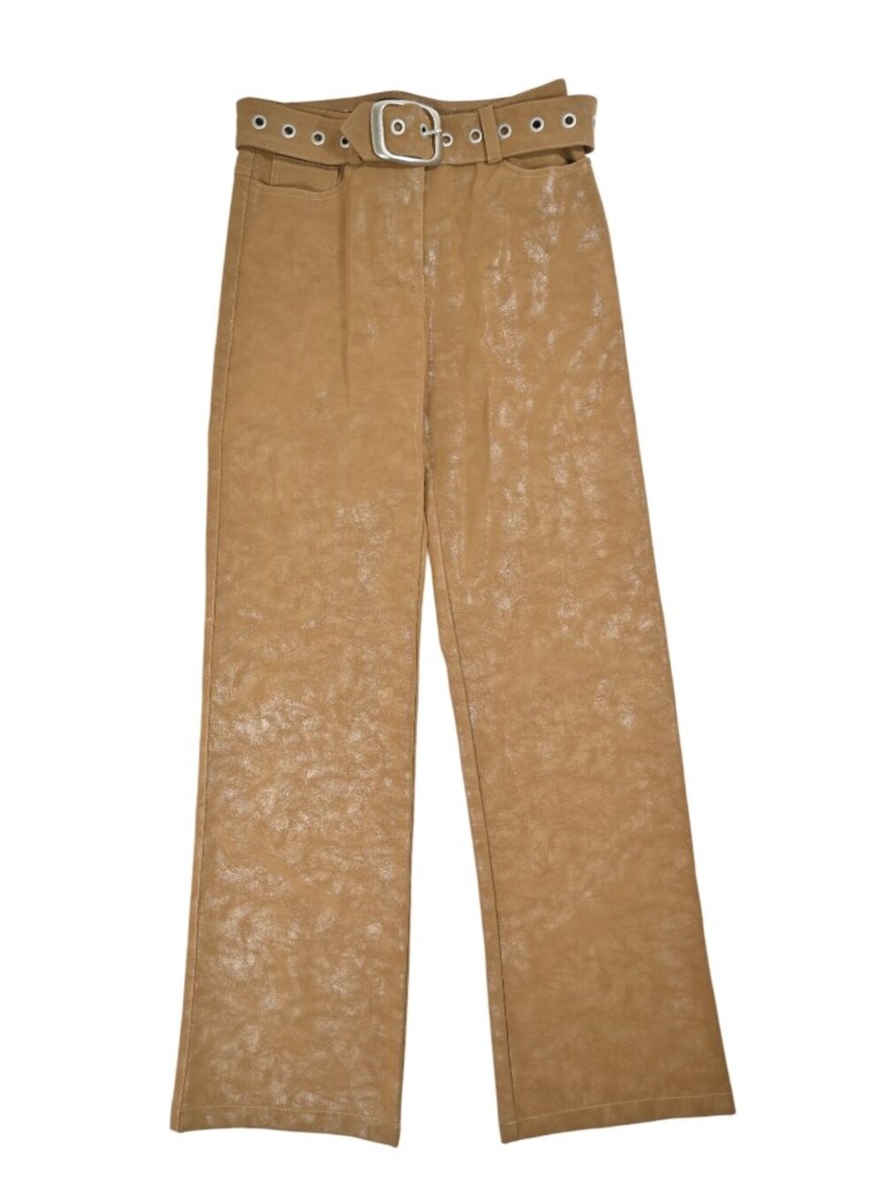 I.AM.GIA Natali Faux Leather Pants in Brown